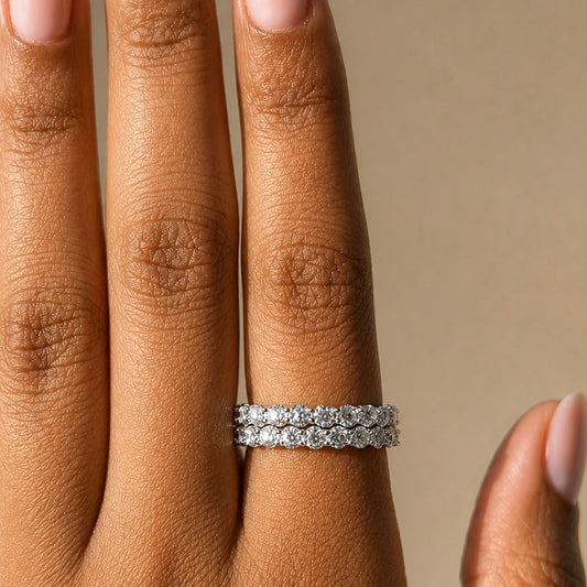 Moissanite Tennis Ring