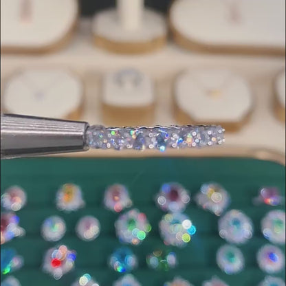 Moissanite Tennis Ring